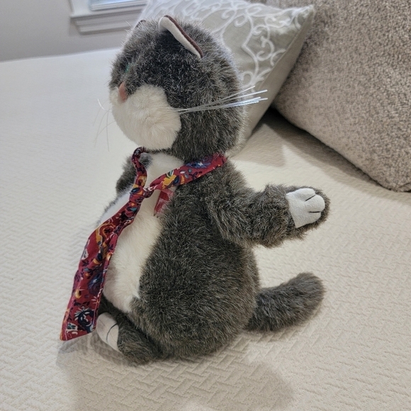 Vintage Hallmark Lester The Whiz Personality Cat 1986 Plush Toy Stuffed Animal - Picture 3 of 16